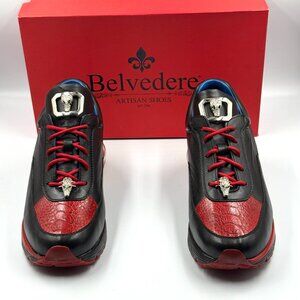 Authentic Belvedere Genuine Ostrich Sneakers